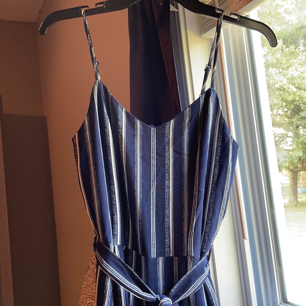 Striped jumpsuit